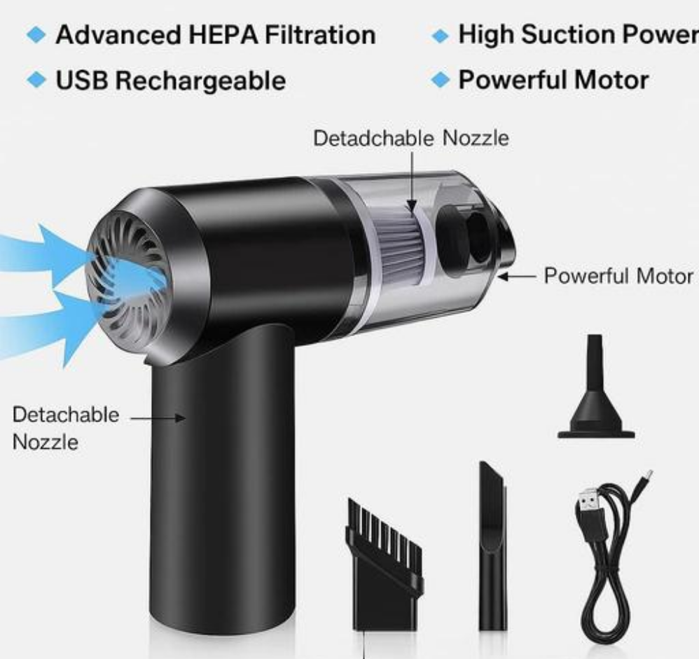 2 in 1 Vacuum Cleaner Dust Collection