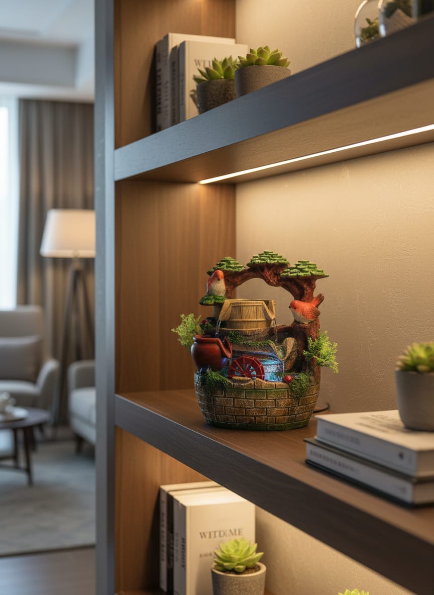 Whimsical Indoor Tabletop Water Fountain