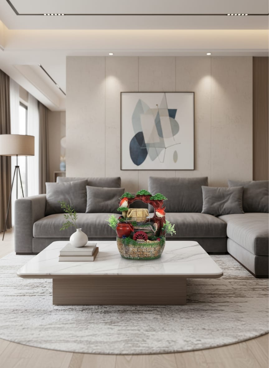 Whimsical Indoor Tabletop Water Fountain