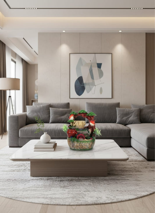 Whimsical Indoor Tabletop Water Fountain