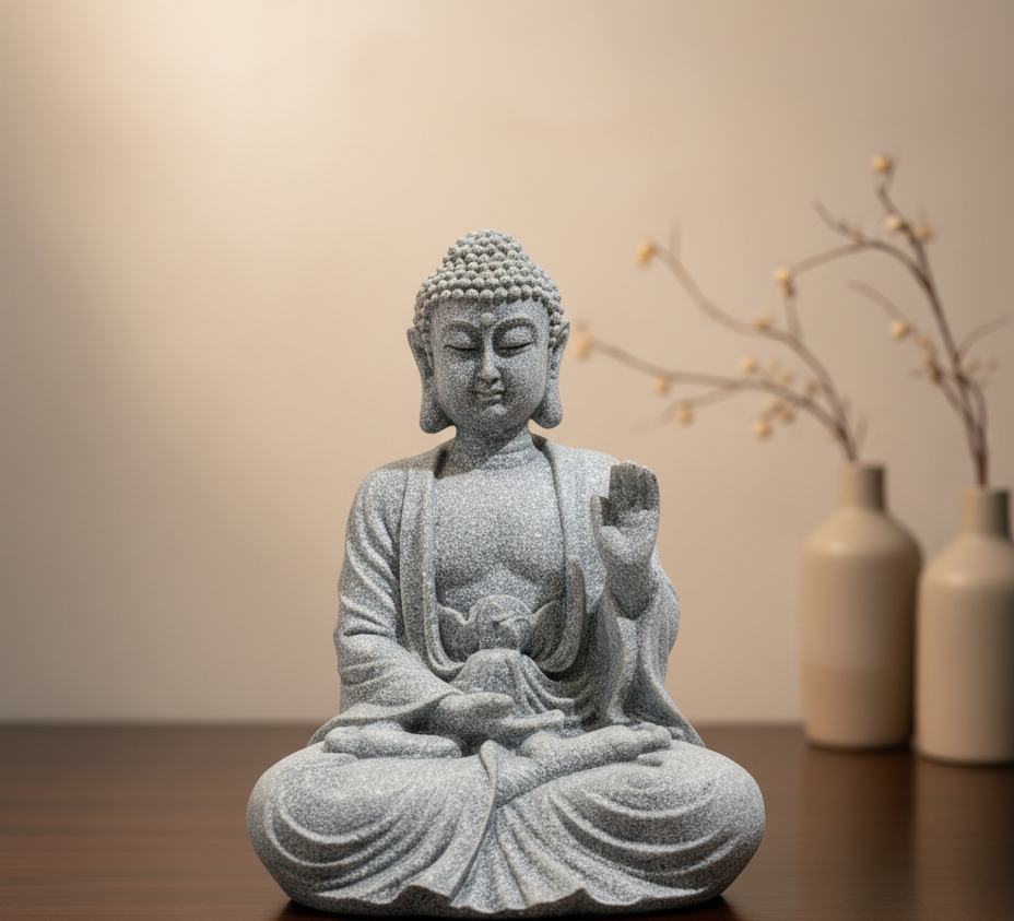 Serene Meditating Buddha Statue